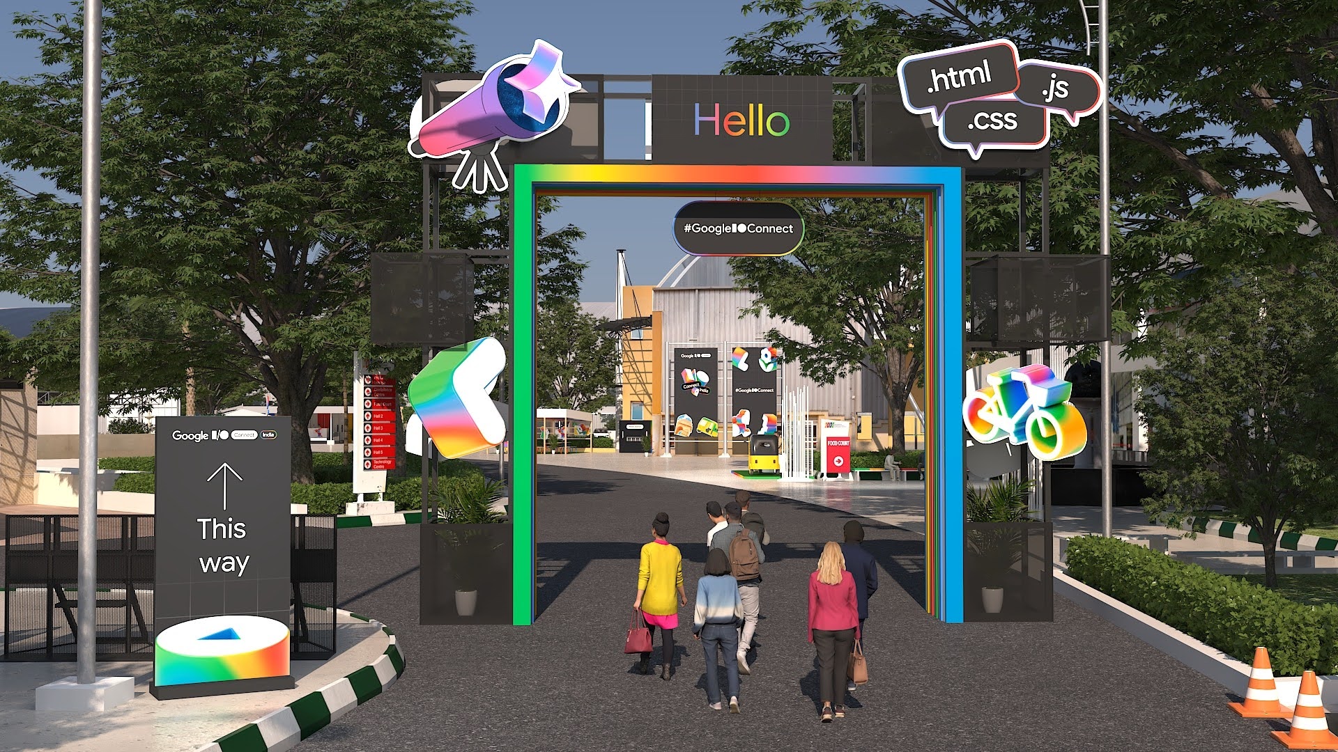 Google I/O Connect Entry Render